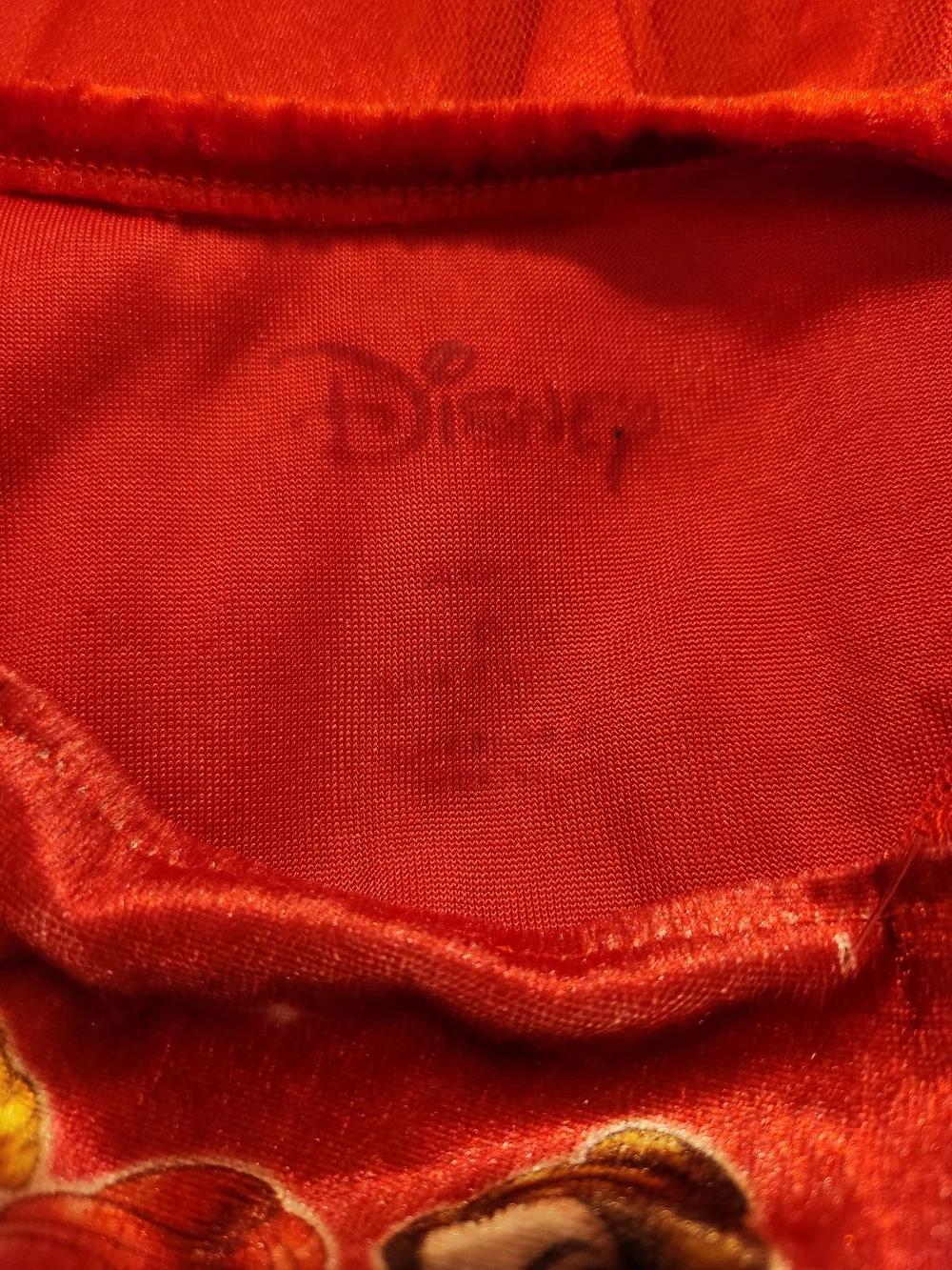 Disney Vintage Princesses Fantasy Girl's Nightgown Flame Resistant Size 6 Red